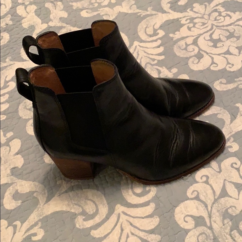 Black Madewell Regan Ankle Boot